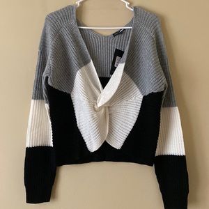Fashion Nova “Just A Little Twisted” Sweater - size XS